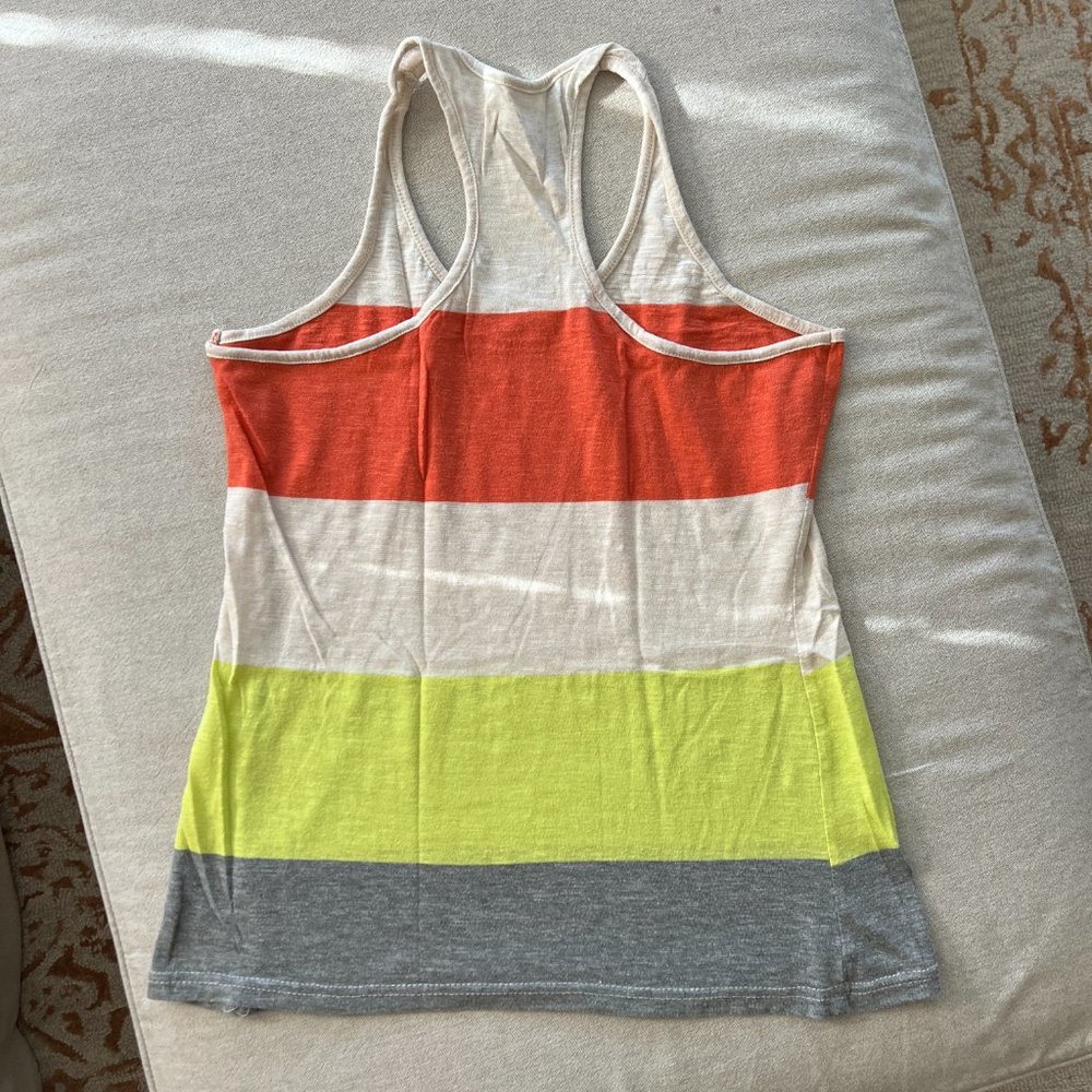 Like New Poof! Color Block Razor Back Tank Top Sz… - image 5